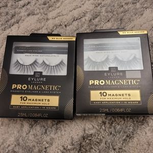 2 sets Eyelure London ProMagnetic Faux Mink Lashes, 15 wears